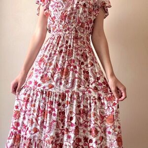 Knox Rose Pink Floral Maxi Dress